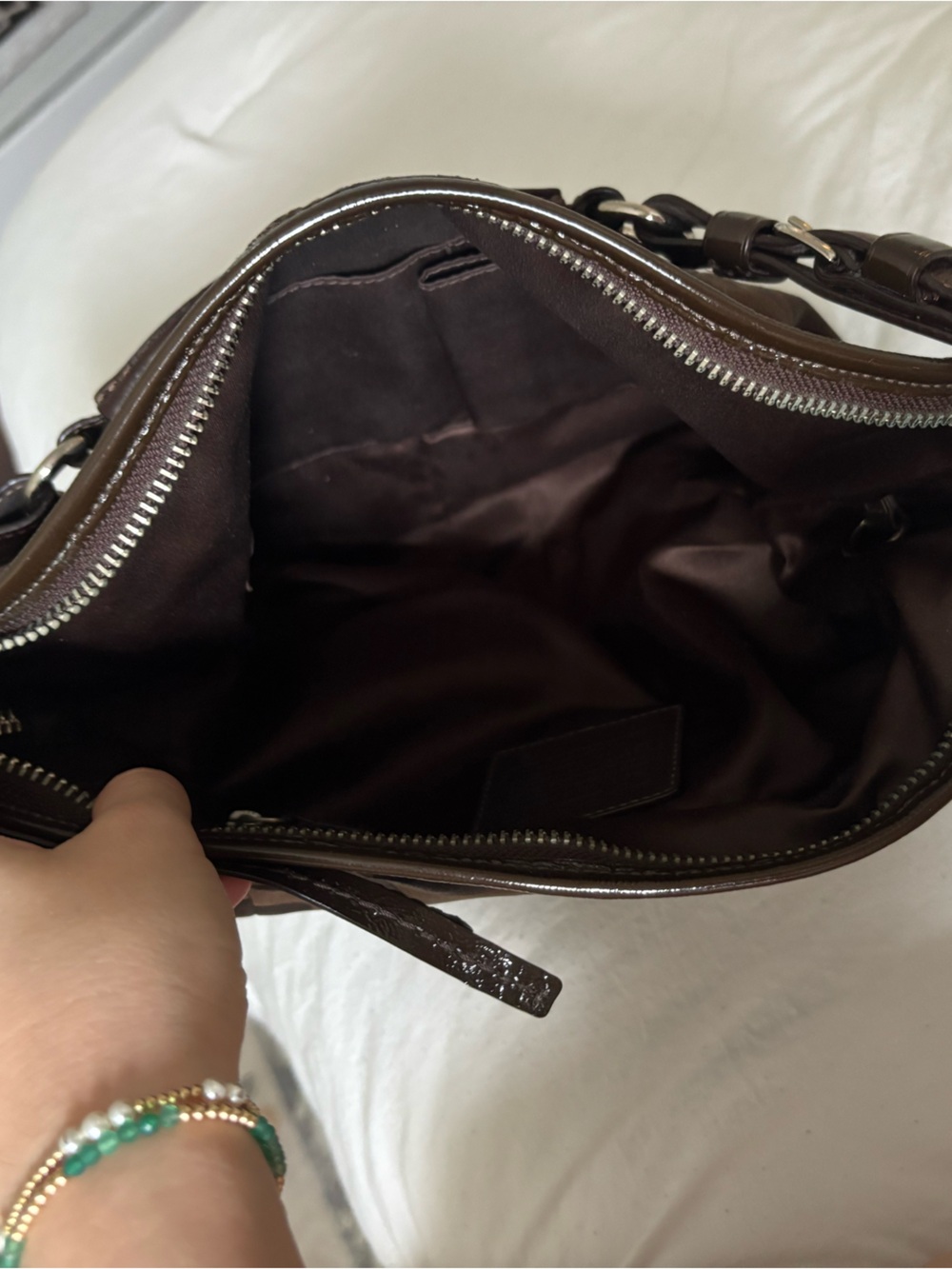 Coach Signature Hobo Bag - Picture 5 of 9